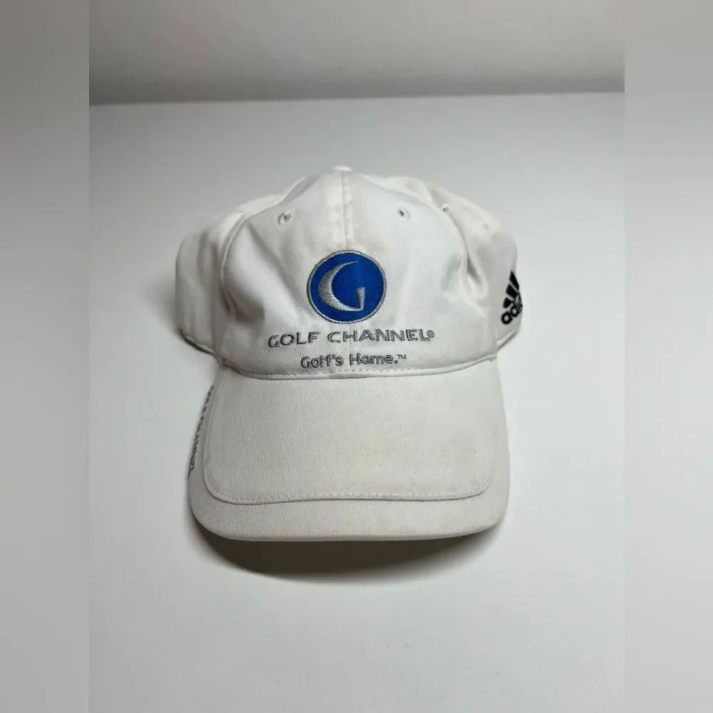 Golf Channel Adidas Baseball Cap Golf’s Home Size L/XL Adulte White